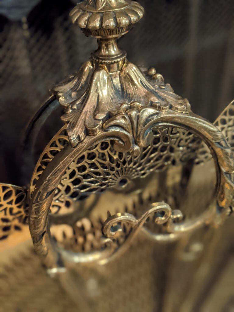 Peacock Fireplace Screen