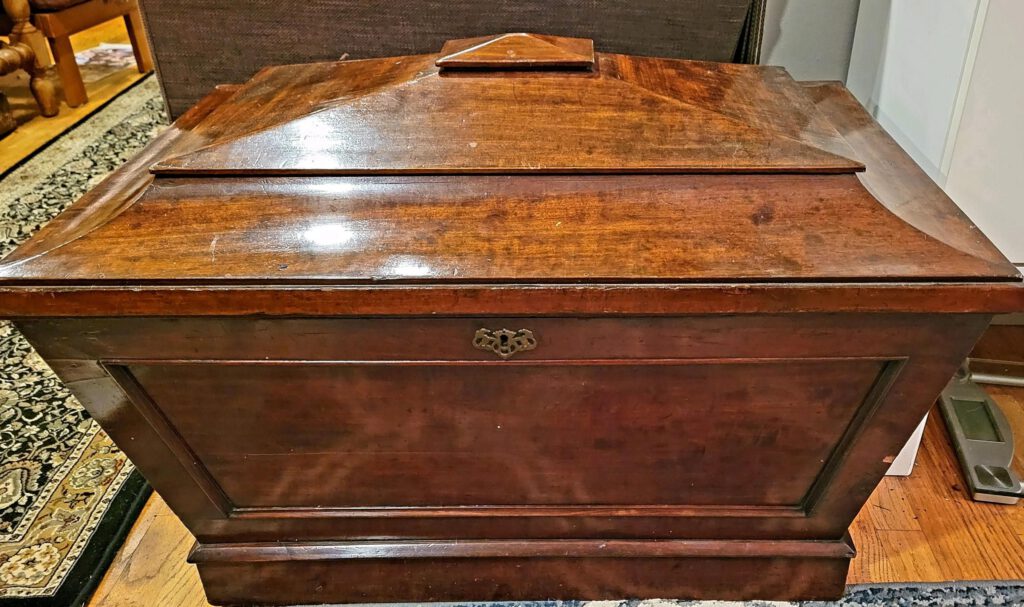 Carved Wooden Chest