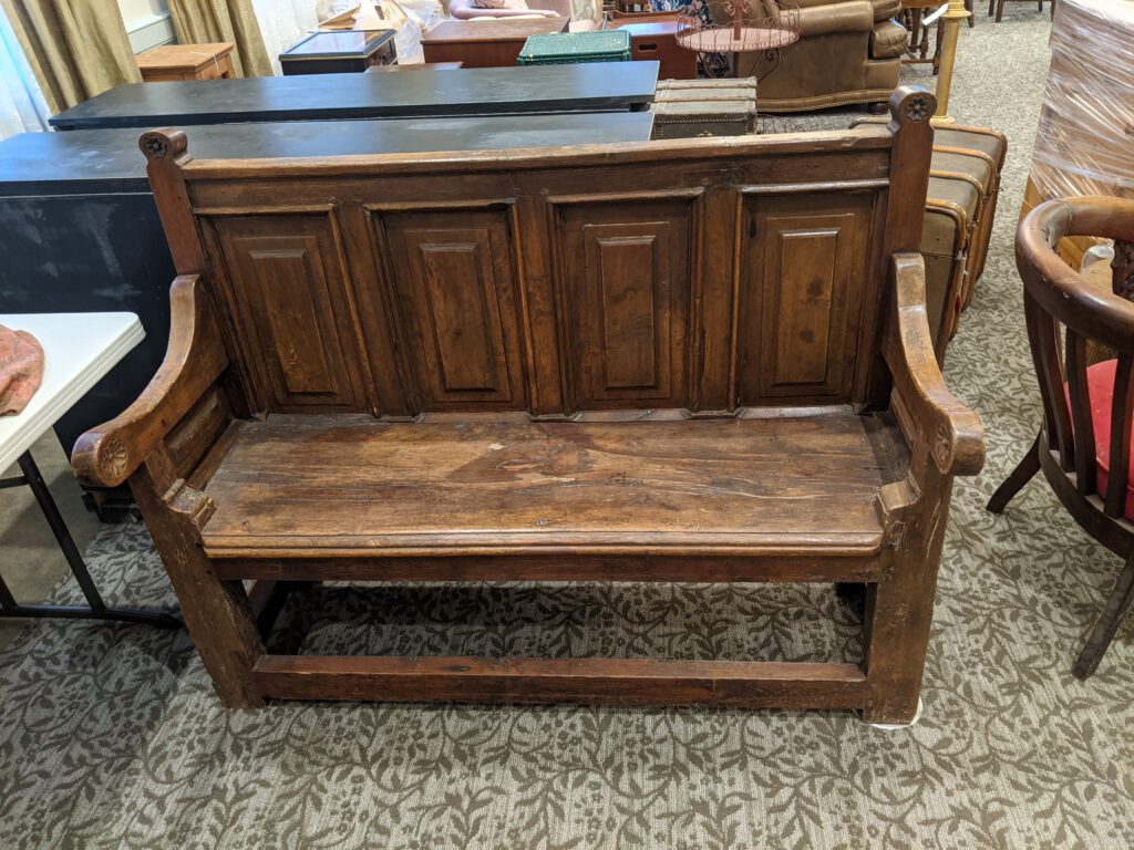 Antique Church Pew Bench