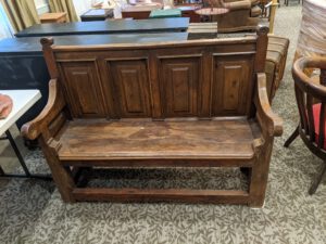 Antique Church Pew Bench